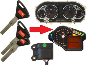 Programación Aprilia 3x chip llave