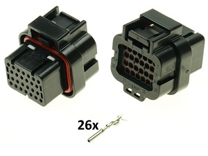 Moto Guzzi IAW 26 polos ECU CDI ECM conjunto de conectores de motocicleta