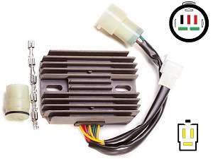 CARR824-LI Honda XRV750 Africa Twin RD04 MOSFET Regulador de voltaje rectificador - Lithium Ion