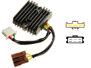 CARR971 - Aprilia RSV1000 Mille Tuono Caponord Futura SL1000 Falco MOSFET Rectificador de regulador de voltaje