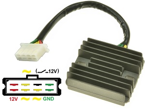 CARR291 - Honda MOSFET Regulador de voltaje rectificador