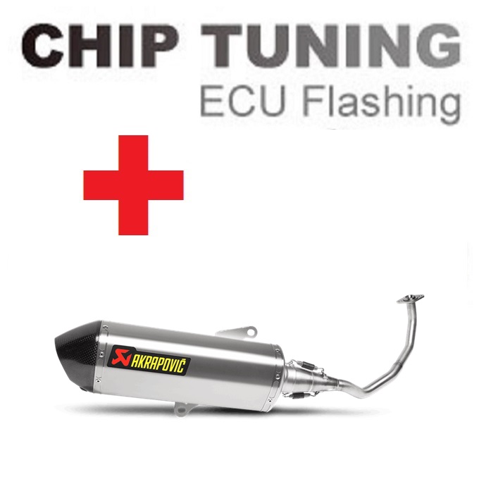 Honda Forza 125 2015-2016 Tubo de escape Akrapovic S-H125R3-HRSS (Etapa 3) Honda Forza 125 2015-2016 Tubo de escape Akrapovic S-H125R3-HRSS (Etapa 3)