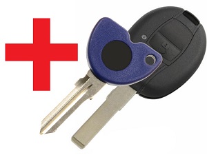 Copy PIAGGIO chip key