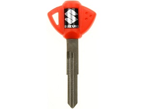 Suzuki blanco transponder chip key (red)