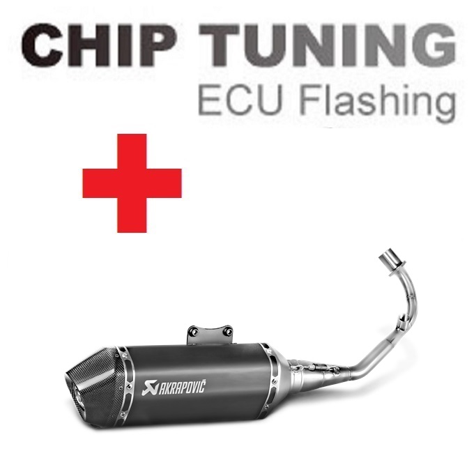 Vespa Primavera / Sprint 125e en 150e 3V 2017-2020 Ajuste flash de la ECU de alto rendimiento+Akrapovic S-VE125R2-HZBL (Stage 3) Vespa Primavera / Sprint 125e en 150e 3V 2017-2020 Ajuste flash de la ECU de alto rendimiento+Akrapovic S-VE125R2-HZBL (Stage 3)
