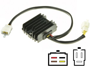 CARR201-XV - Yamaha XV MOSFET Regulador de voltaje rectificador - Lithium-ion version