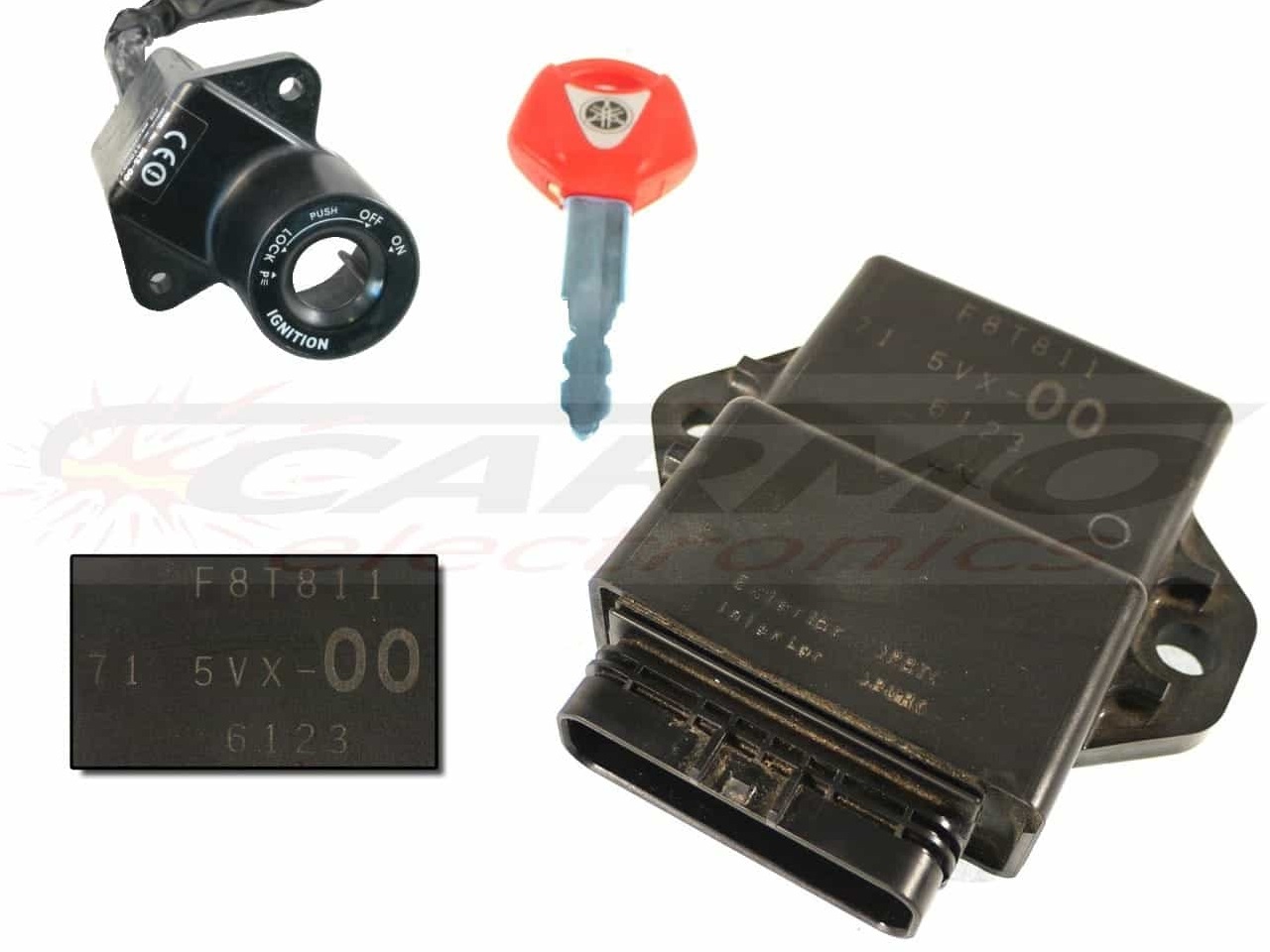 FZ6S Fazer Unidad De Control Del Motor ECU CDI (F8T811, F8T812, F8T813, 71 5VX-00, 5VX-10, 5VX-20)