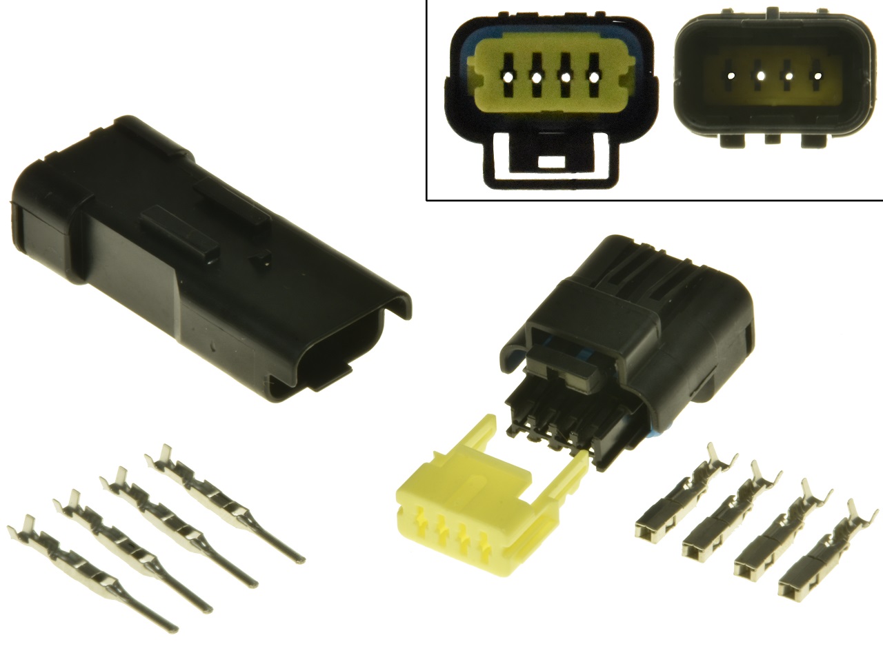 Juego de conectores de diagnóstico Ducati 4 polos OBD2 OBDII - Haga click en la imagen para cerrar